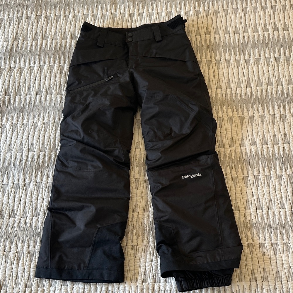 Patagonia Kids Black Snow Pants